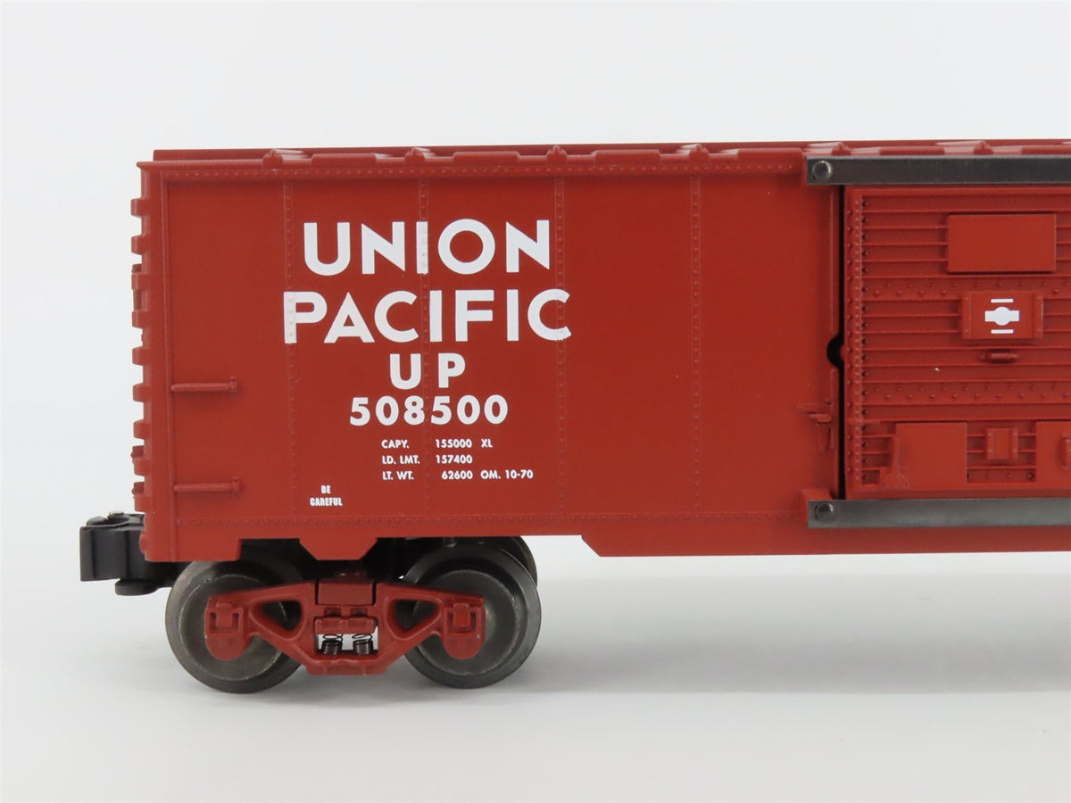 O Gauge 3-Rail Lionel 6-39207 UP Union Pacific &quot;Ship and Travel&quot; Boxcar #508500