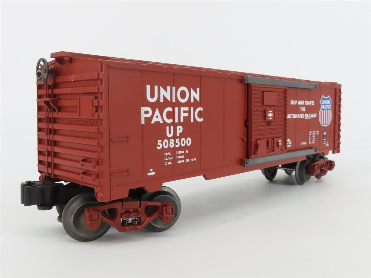 O Gauge 3-Rail Lionel 6-39207 UP Union Pacific &quot;Ship and Travel&quot; Boxcar #508500