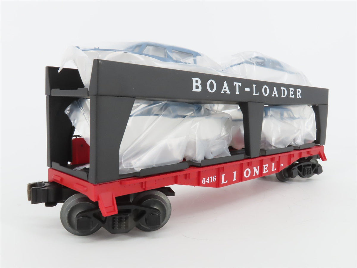 O Gauge 3-Rail Lionel 6-19428 Lionel Flat Car w/Boat Loader #6416
