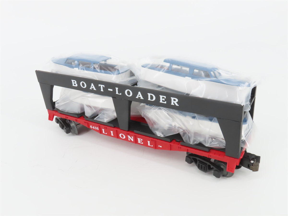 O Gauge 3-Rail Lionel 6-19428 Lionel Flat Car w/Boat Loader #6416