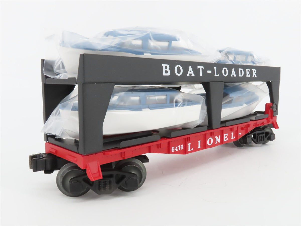 O Gauge 3-Rail Lionel 6-19428 Lionel Flat Car w/Boat Loader #6416