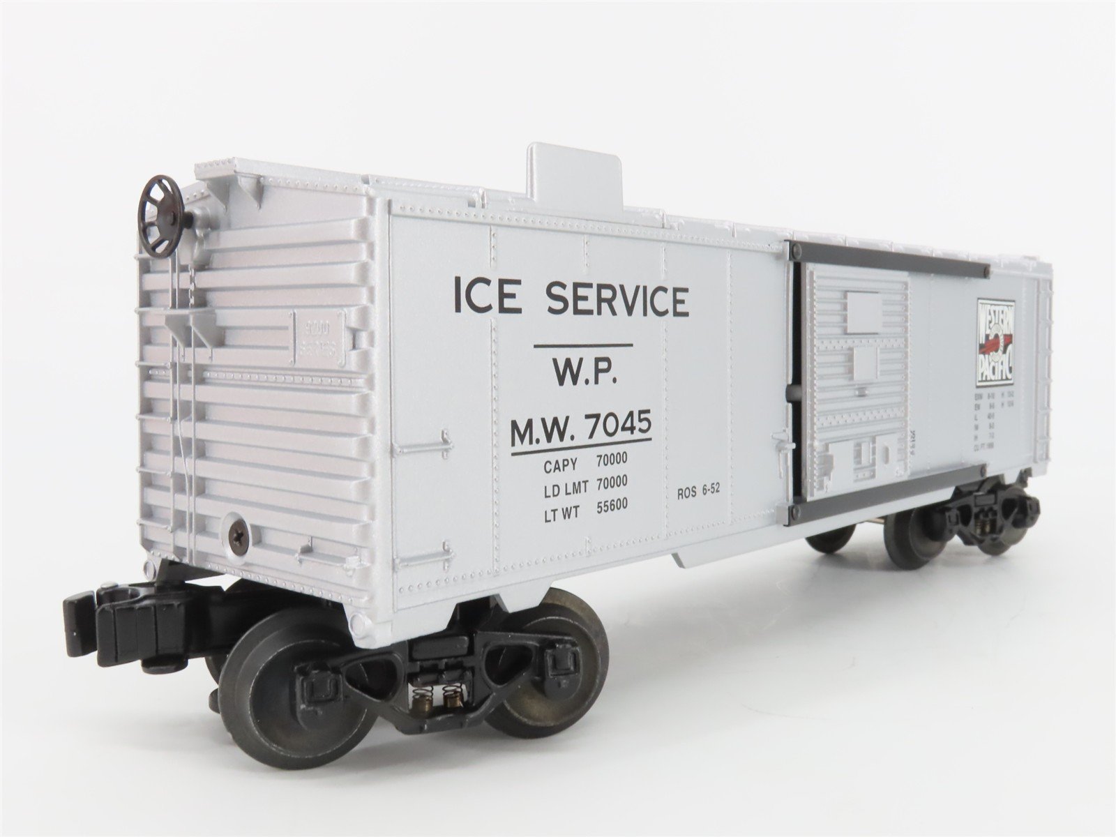 O Gauge 3-Rail Lionel 6-36735 WP Western Pacific Ice Box Car #7045