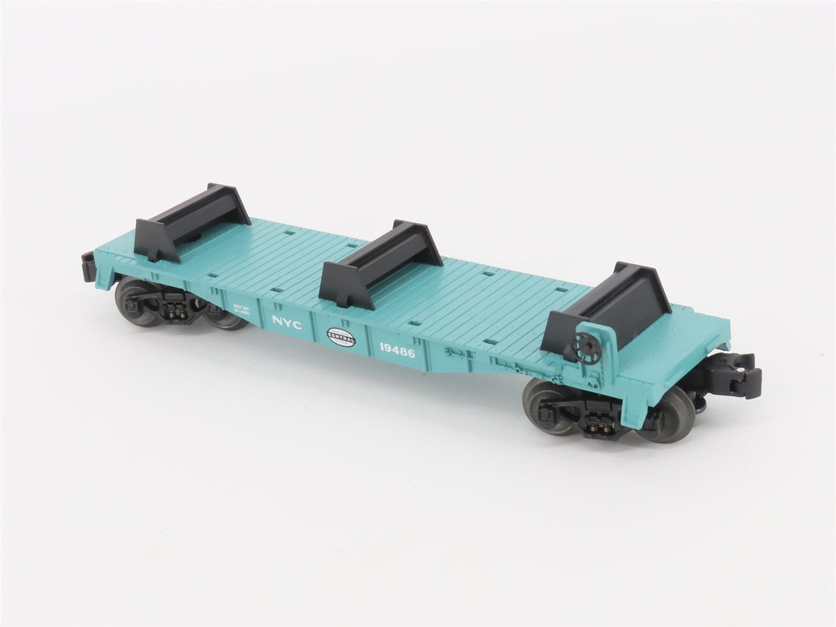 O Gauge 3-Rail Lionel 6-19486 NYC New York Central Flat Car 19486 w/Lumber Load