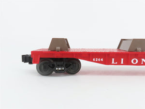 O Gauge 3-Rail Lionel 6-19484 Lionel Flat Car #6264 w/Lumber Load