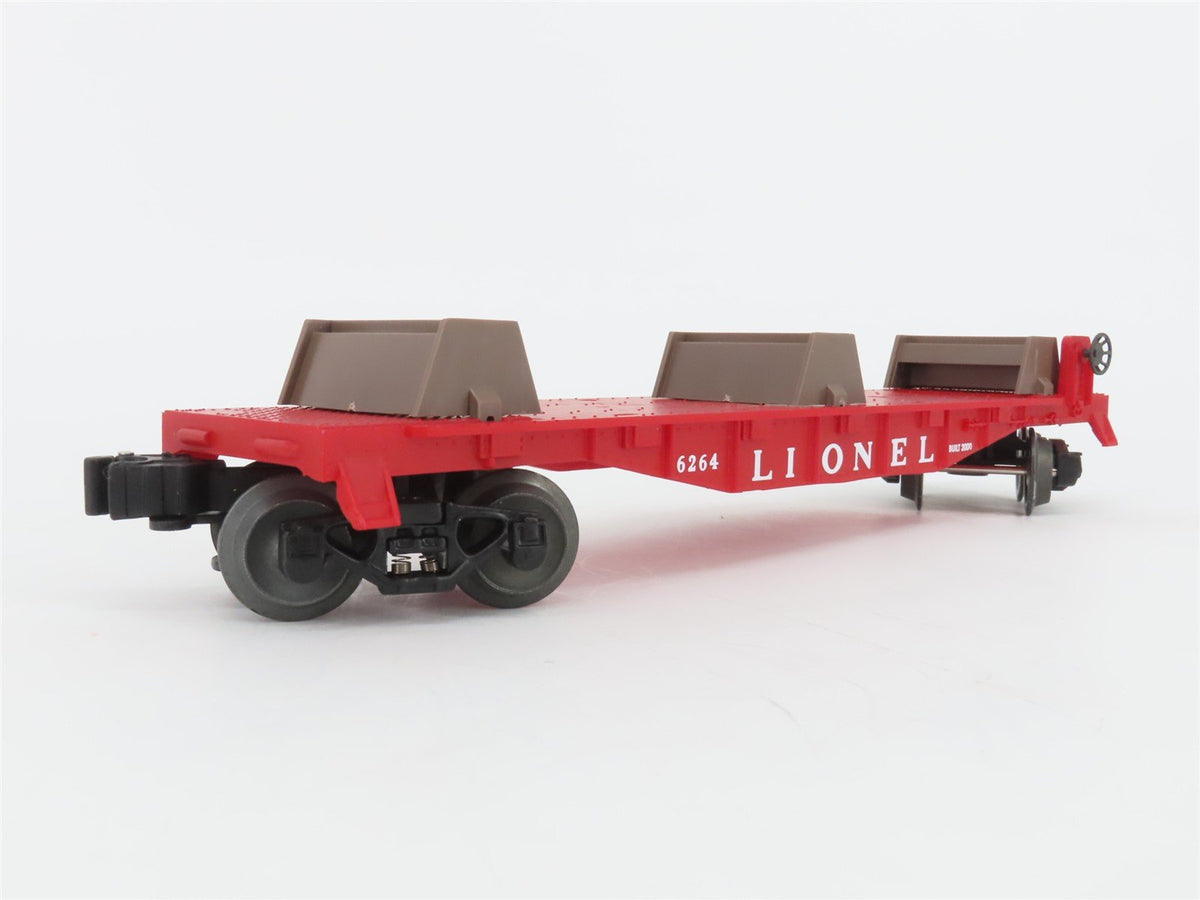 O Gauge 3-Rail Lionel 6-19484 Lionel Flat Car #6264 w/Lumber Load