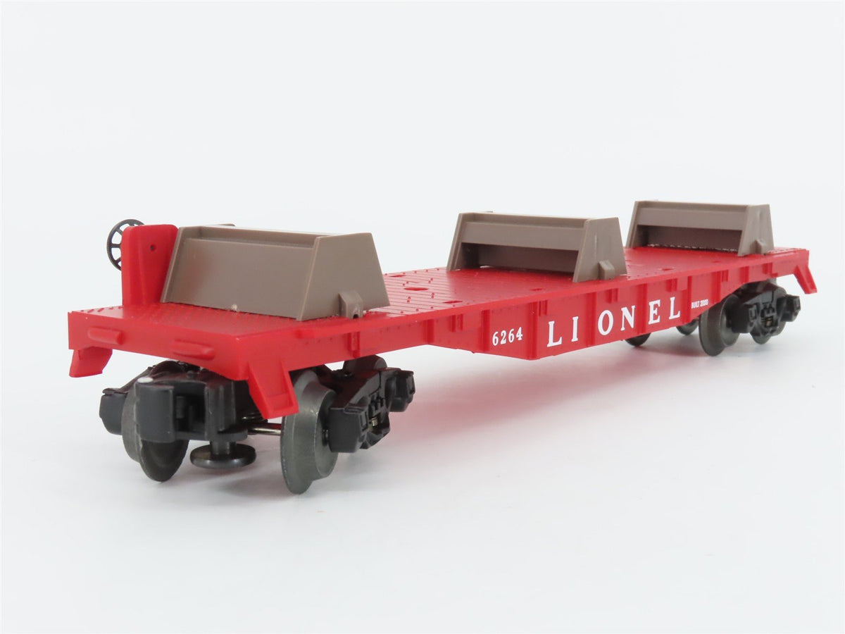 O Gauge 3-Rail Lionel 6-19484 Lionel Flat Car #6264 w/Lumber Load