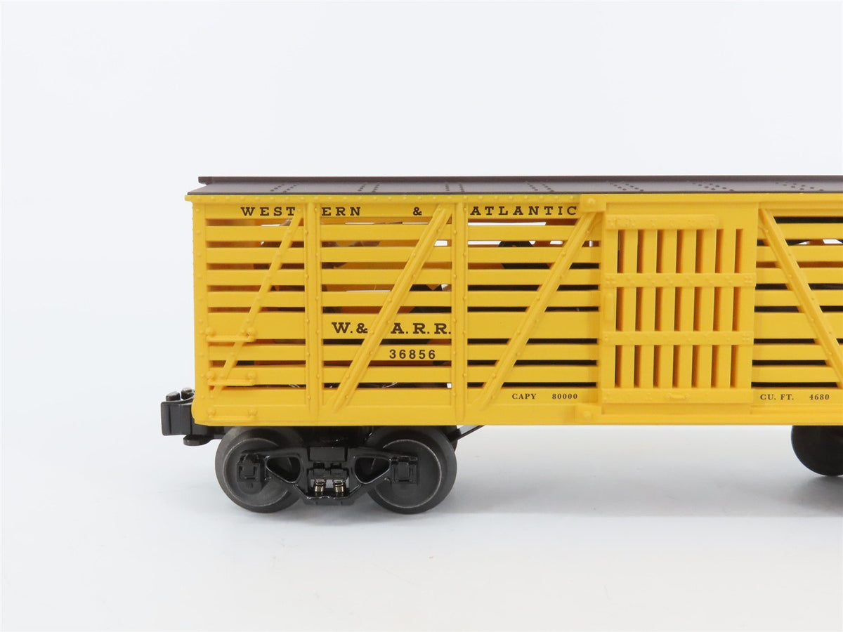 O Gauge 3-Rail Lionel 6-36856 W&amp;ARR Sheriff &amp; Outlaw Stock Car