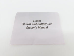 O Gauge 3-Rail Lionel 6-36856 W&ARR Sheriff & Outlaw Stock Car