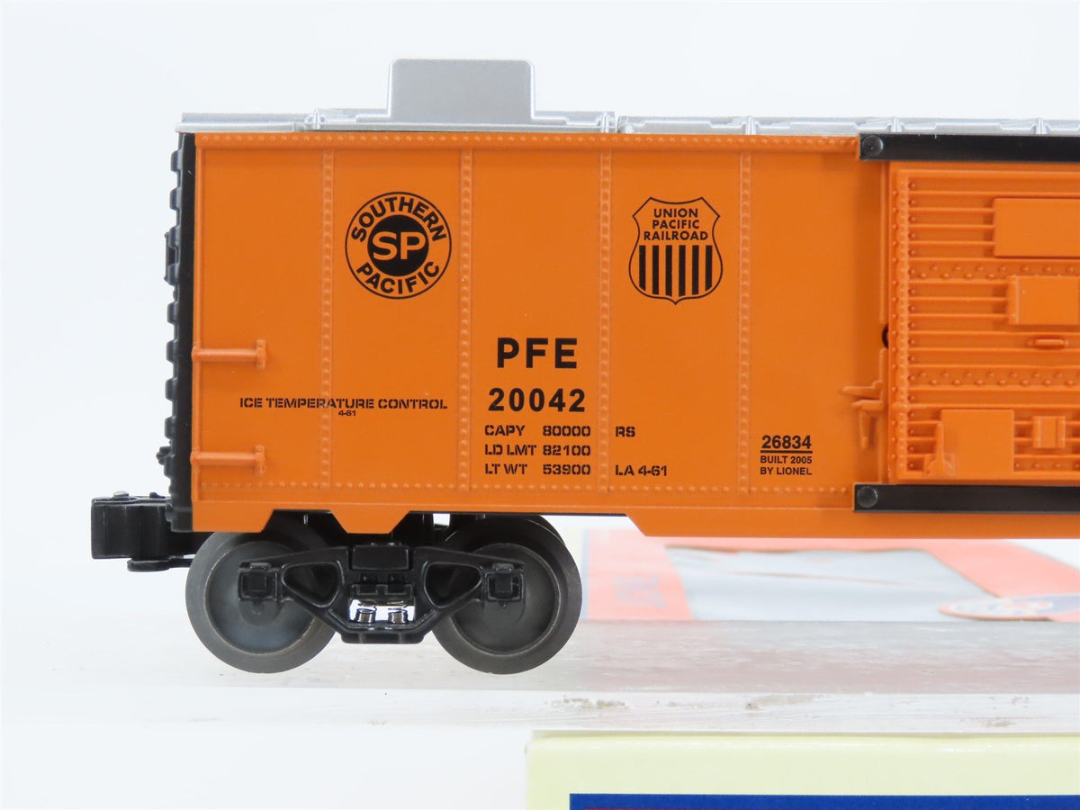 O Gauge 3-Rail Lionel 6-26834 SP UP PFE Pacific Fruit Express Ice Car #20042