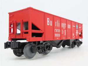 O Gauge 3-Rail Lionel 6-26779 CB&Q Burlington Route 2-Bay Hopper #189312 w/ Load