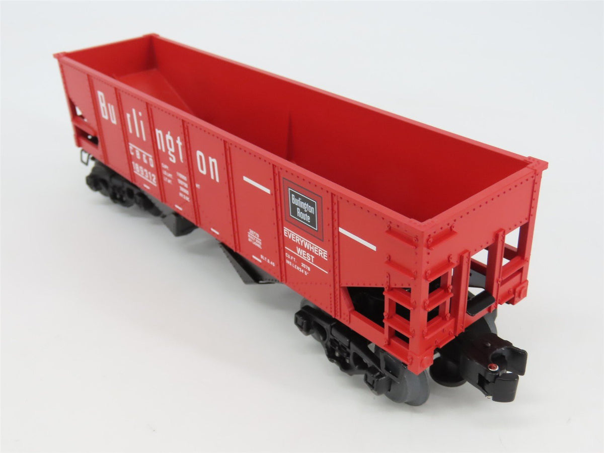 O Gauge 3-Rail Lionel 6-26779 CB&amp;Q Burlington Route 2-Bay Hopper #189312 w/ Load