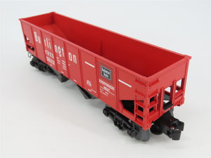 O Gauge 3-Rail Lionel 6-26779 CB&Q Burlington Route 2-Bay Hopper #189312 w/ Load