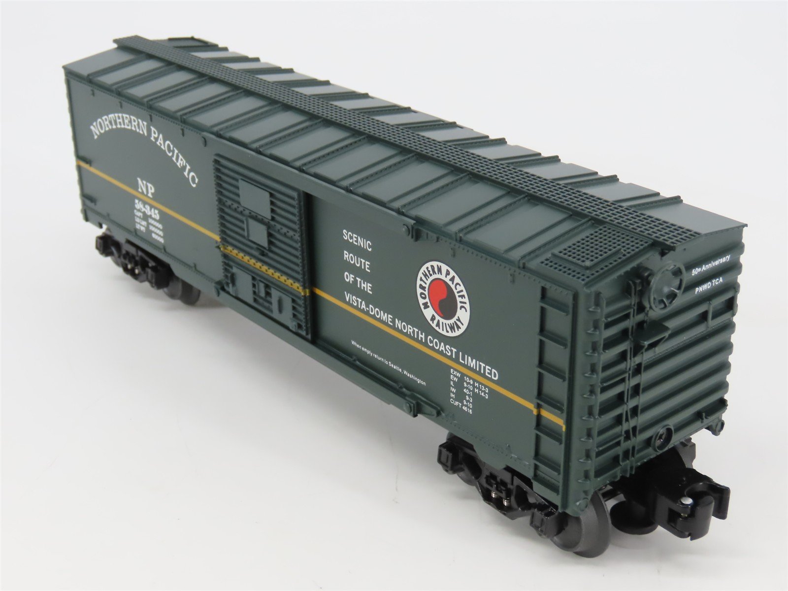 O Gauge 3-Rail Lionel Pacific Northwest Division TCA 50th Anniversary Box Car