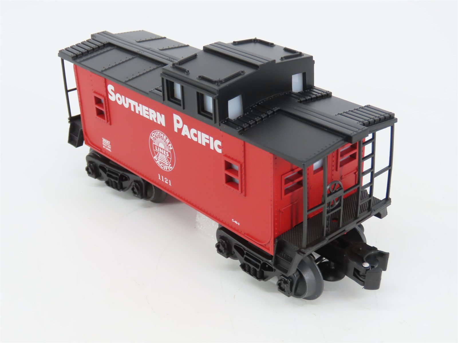 O Gauge 3-Rail Lionel 6-36587 SP Southern Pacific Square Window Caboose #1121