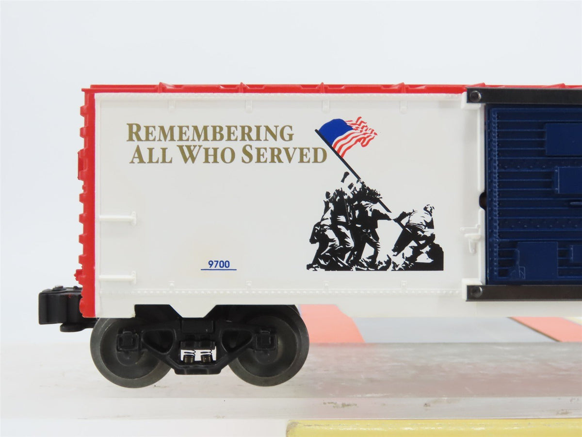 O Gauge 3-Rail Lionel 6-26724 Veteran&#39;s Day Box Car #9700