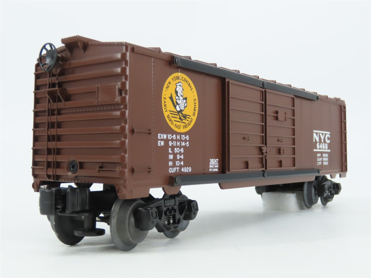 O Gauge 3-Rail Lionel 6-39247 Archive Collection NYC &quot;Early Bird&quot; Box Car #6468