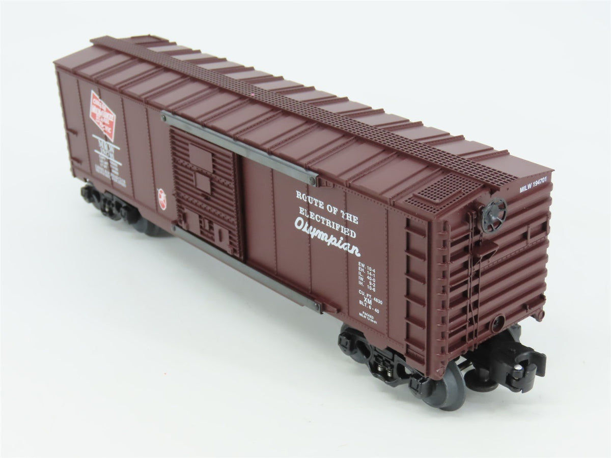 O Gauge 3-Rail Lionel 6-52246 MILW 2001 Milwaukee &quot;Olympian&quot; LRRC Boxcar #194701