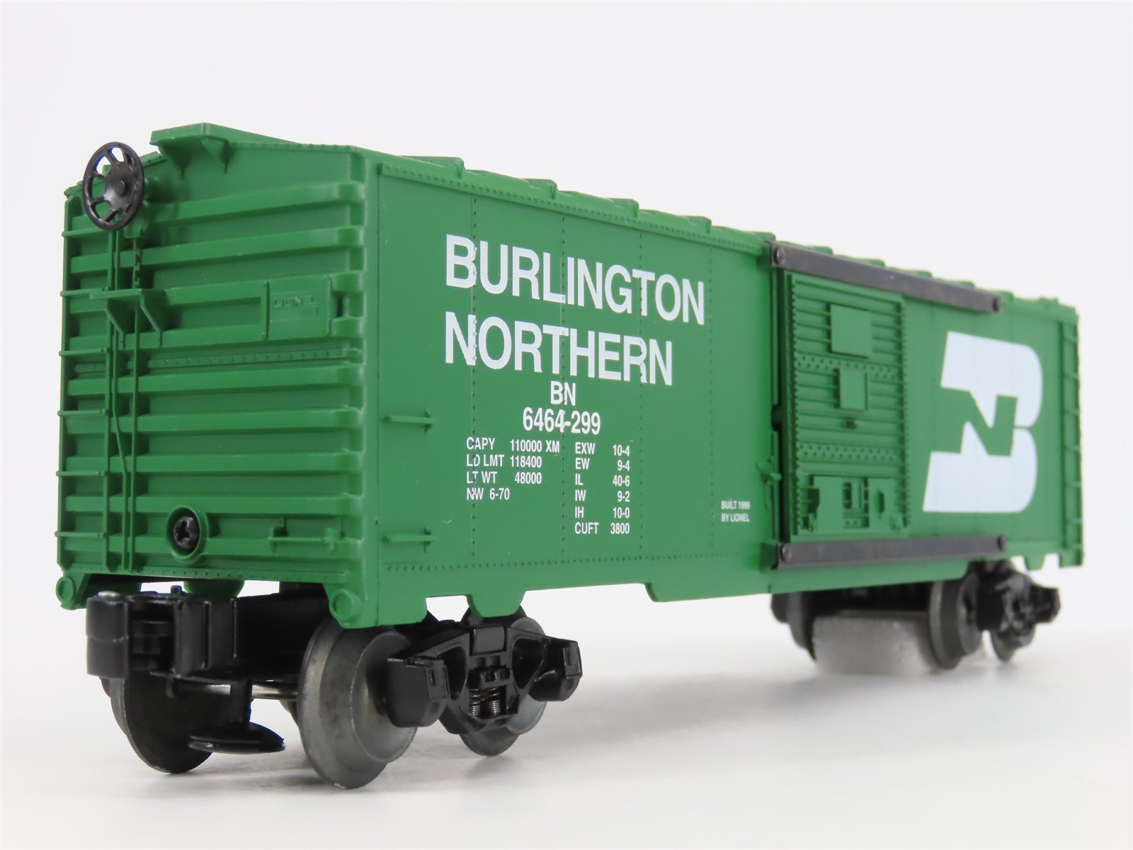 O Gauge 3-Rail Lionel 6-29251 BN Burlington Northern Box Car #6464-299