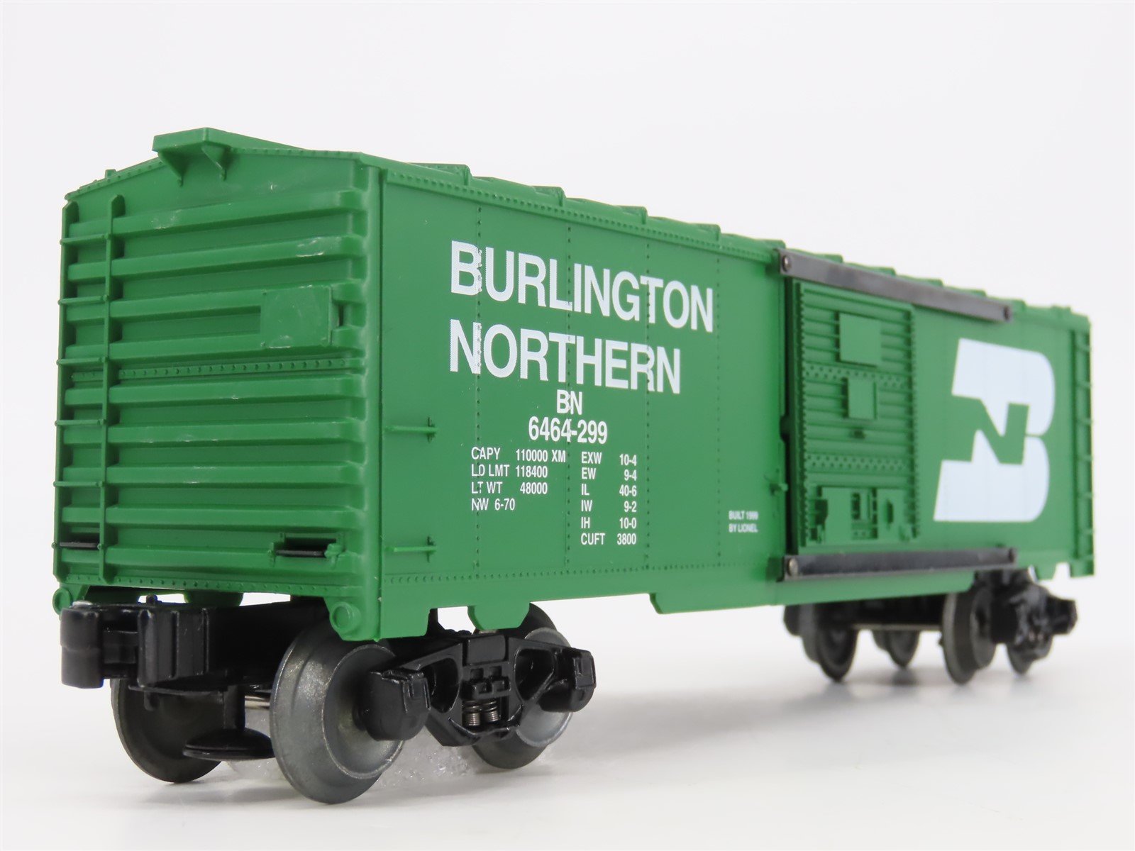 O Gauge 3-Rail Lionel 6-29251 BN Burlington Northern Box Car #6464-299