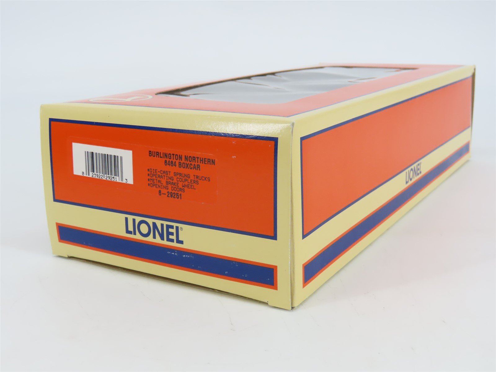 O Gauge 3-Rail Lionel 6-29251 BN Burlington Northern Box Car #6464-299