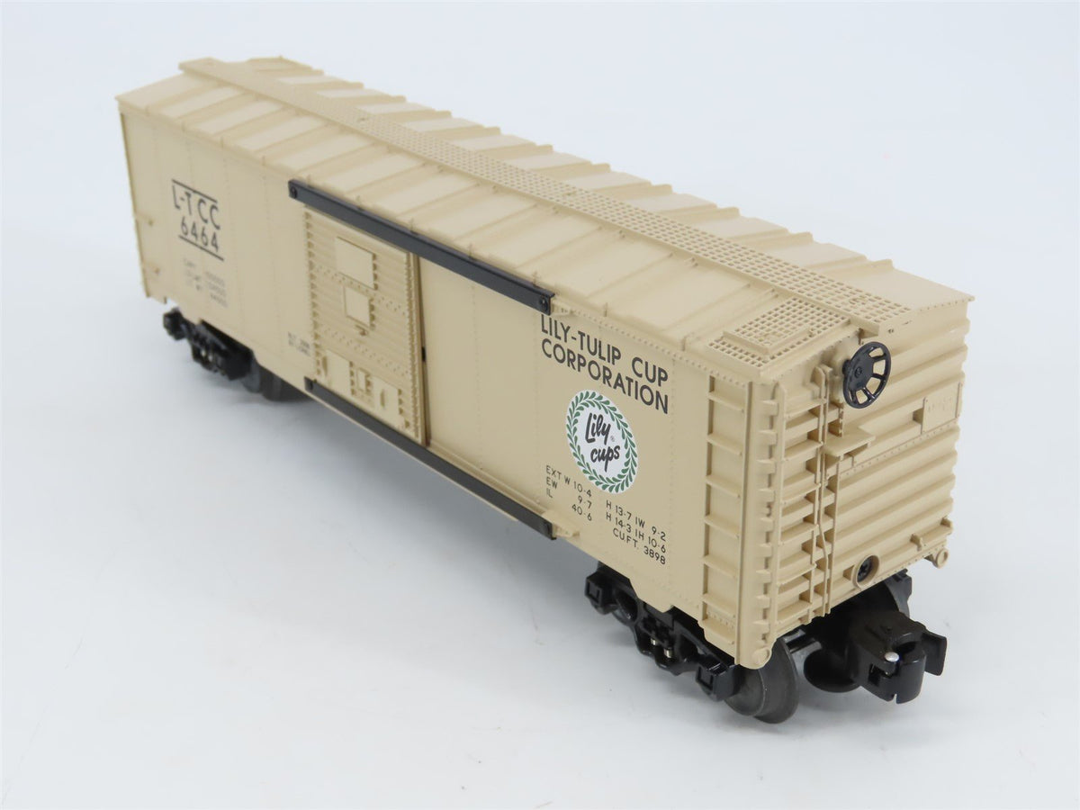 O Gauge 3-Rail Lionel 6-39276 L-TCC Lily-Tulip Cup Corp. Box Car #6464
