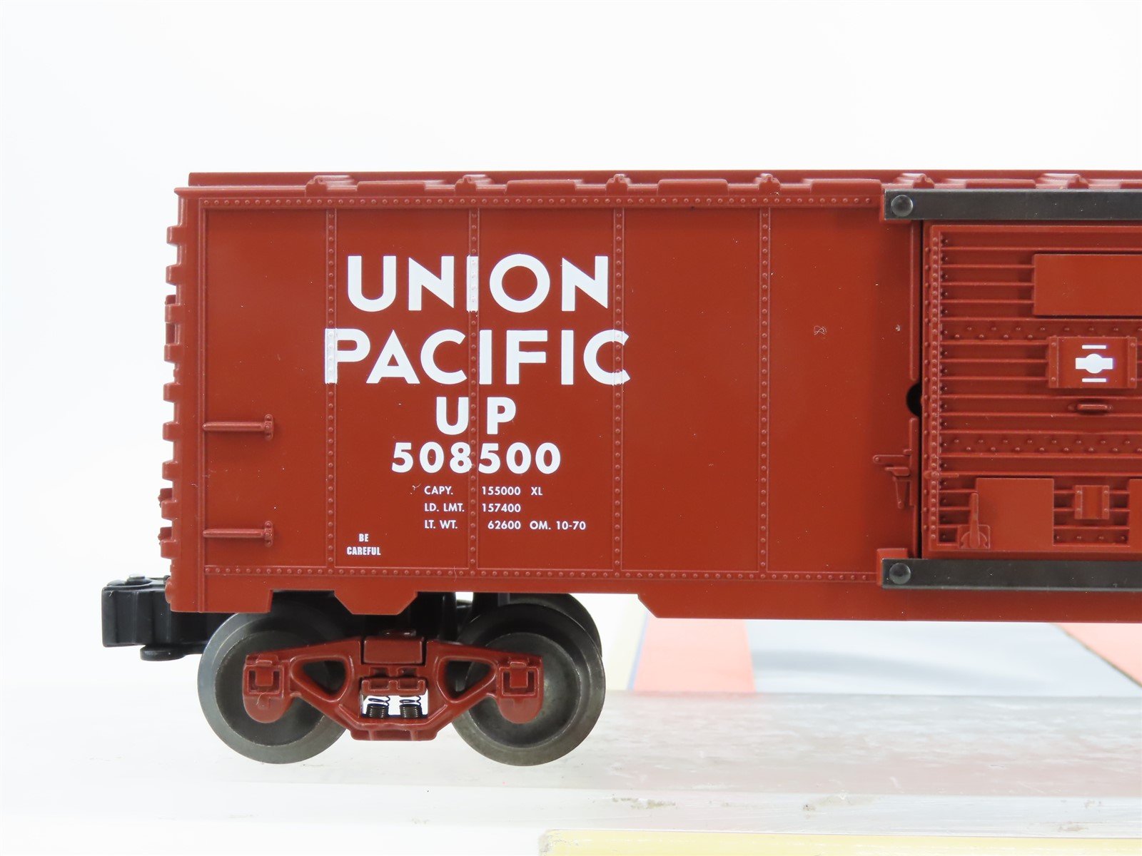 O Gauge 3-Rail Lionel 6-39207 UP 6565 Ship & Travel Box Car #508500
