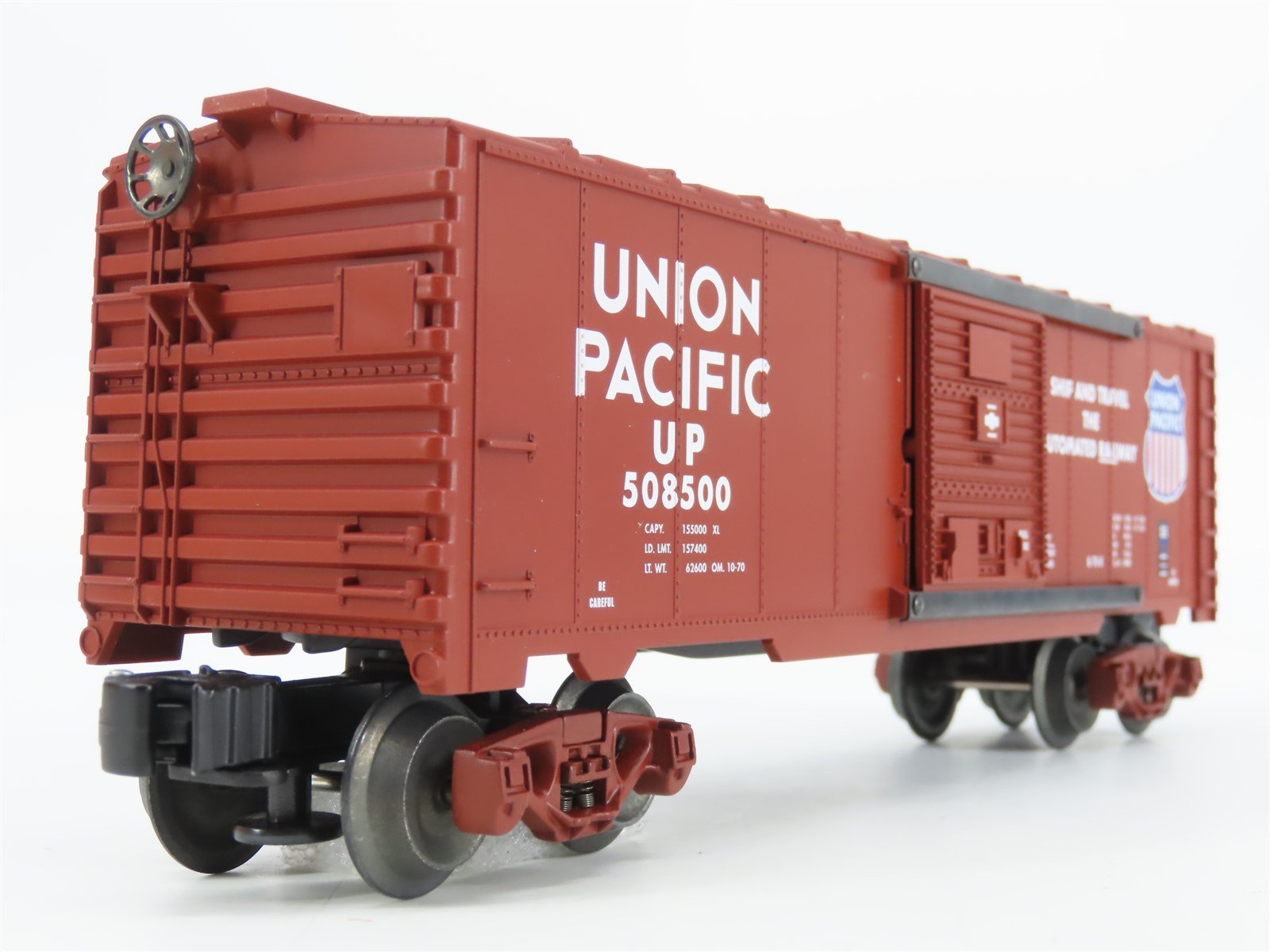 O Gauge 3-Rail Lionel 6-39207 UP 6565 Ship & Travel Box Car #508500