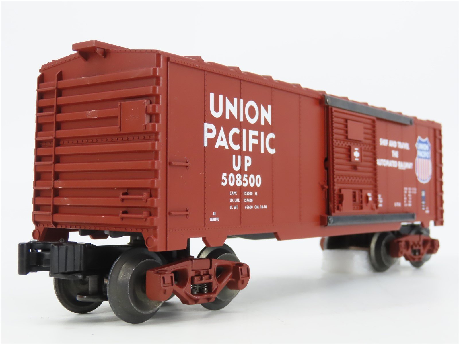 O Gauge 3-Rail Lionel 6-39207 UP 6565 Ship & Travel Box Car #508500