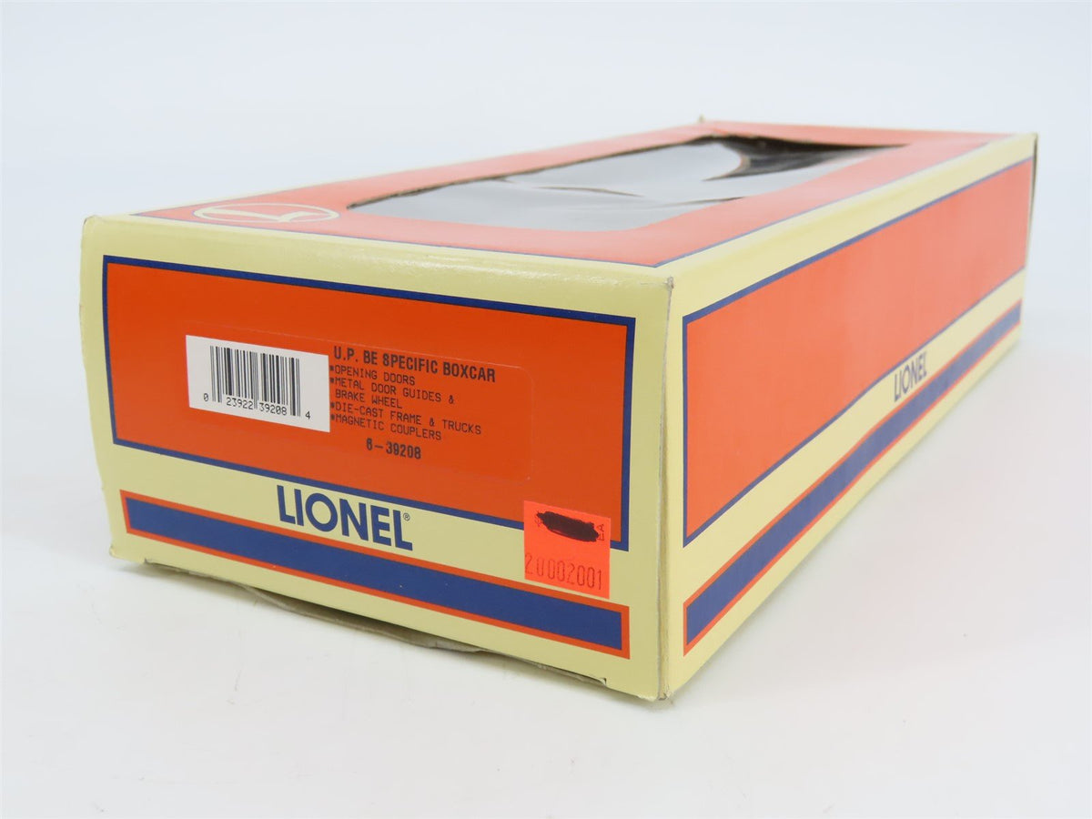 O Gauge 3-Rail Lionel 6-39208 UP Union Pacific &quot;Be Specific&quot; Box Car #903658