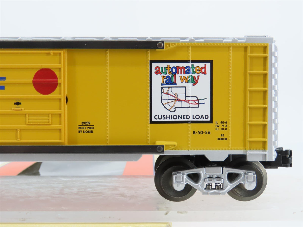 O Gauge 3-Rail Lionel 6-39209 UP &quot;Automated Rail Way&quot; 6565 Box Car #500200