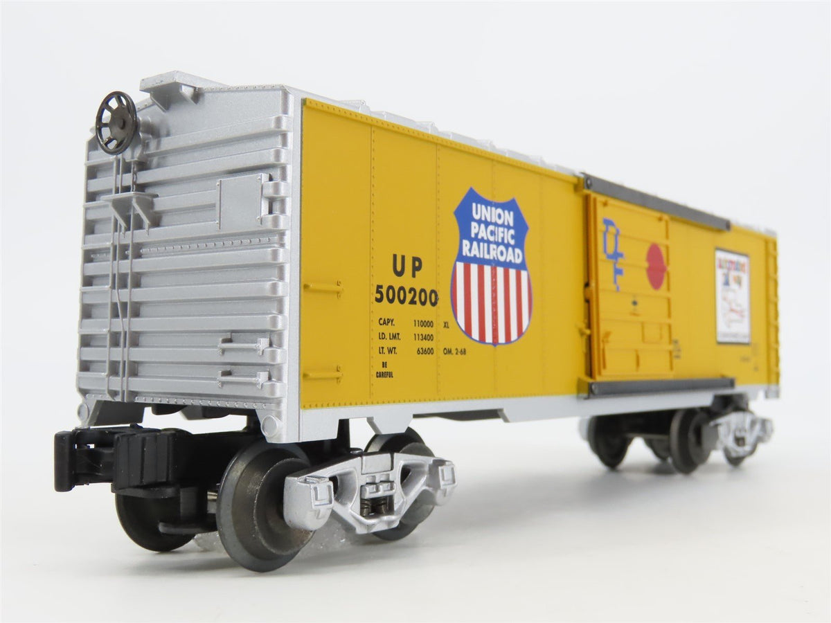 O Gauge 3-Rail Lionel 6-39209 UP &quot;Automated Rail Way&quot; 6565 Box Car #500200