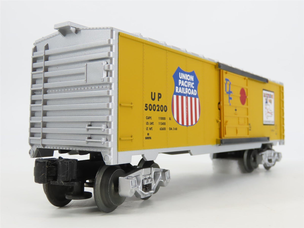 O Gauge 3-Rail Lionel 6-39209 UP &quot;Automated Rail Way&quot; 6565 Box Car #500200