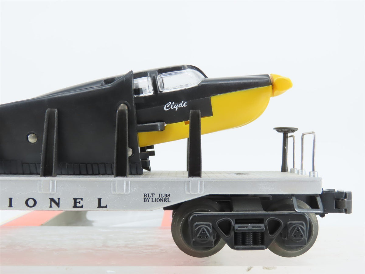 O Gauge 3-Rail Lionel 6-16969 Lionel Flat Car #6411 w/ Beechcraft Bonanza