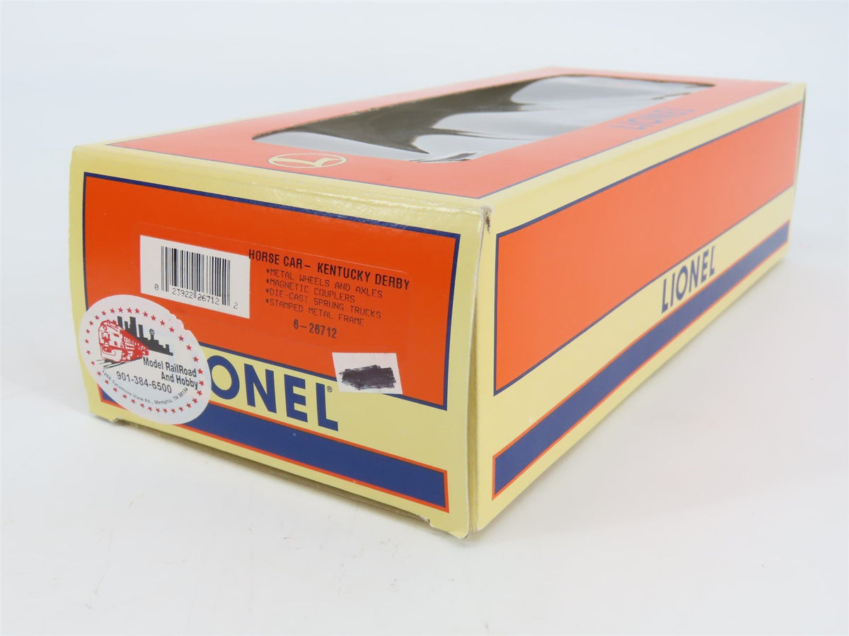 O Gauge 3-Rail Lionel 6-26712 Kentucky Derby Churchill Downs Horse Car #6473
