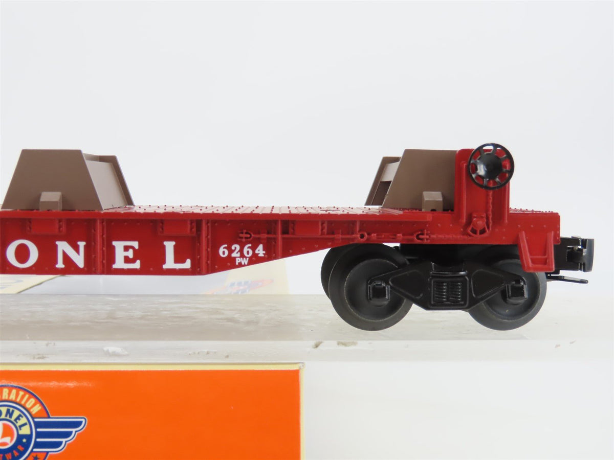 O Gauge 3-Rail Lionel 6-39471 Lionel Flat Car #6264 w/ Timber Load