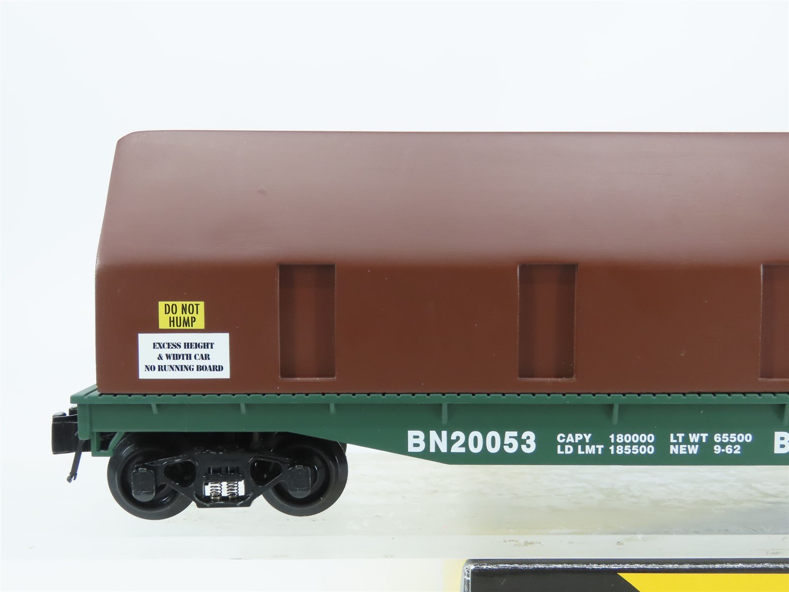O Gauge 3-Rail K-Line K691-1152 BN Burlington Northern Boeing Airplane Parts Car