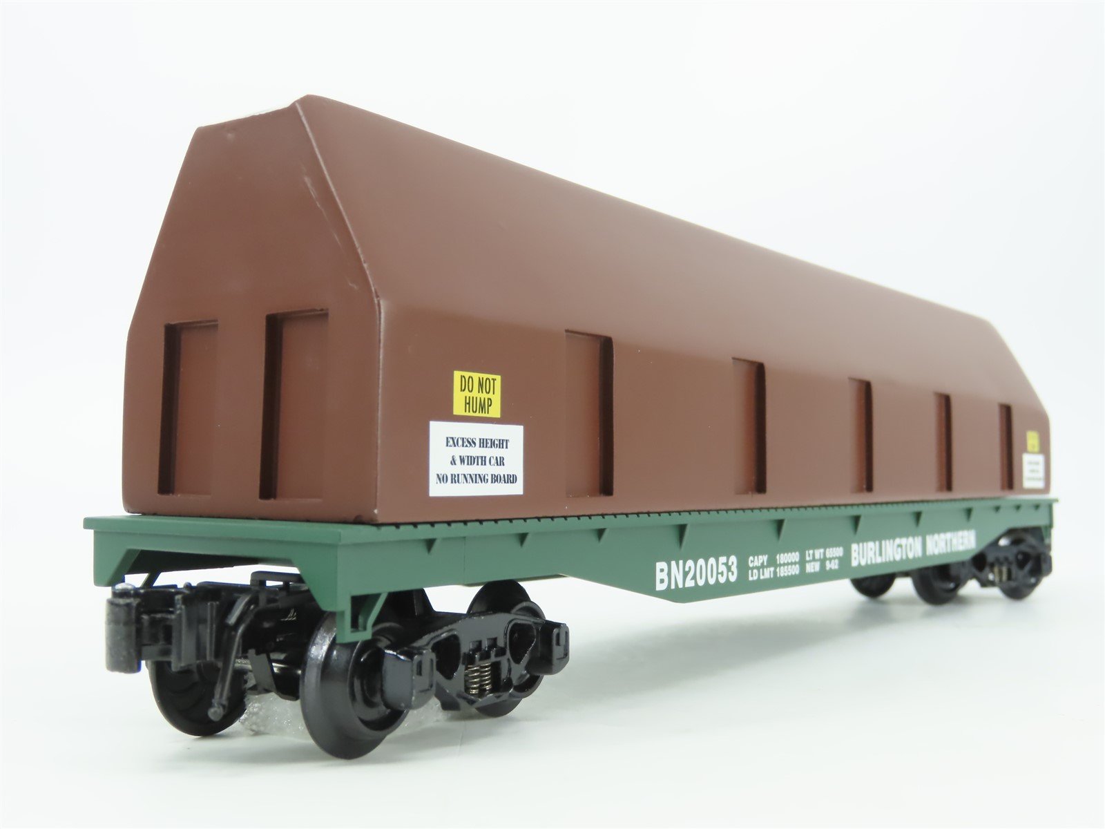 O Gauge 3-Rail K-Line K691-1152 BN Burlington Northern Boeing Airplane Parts Car