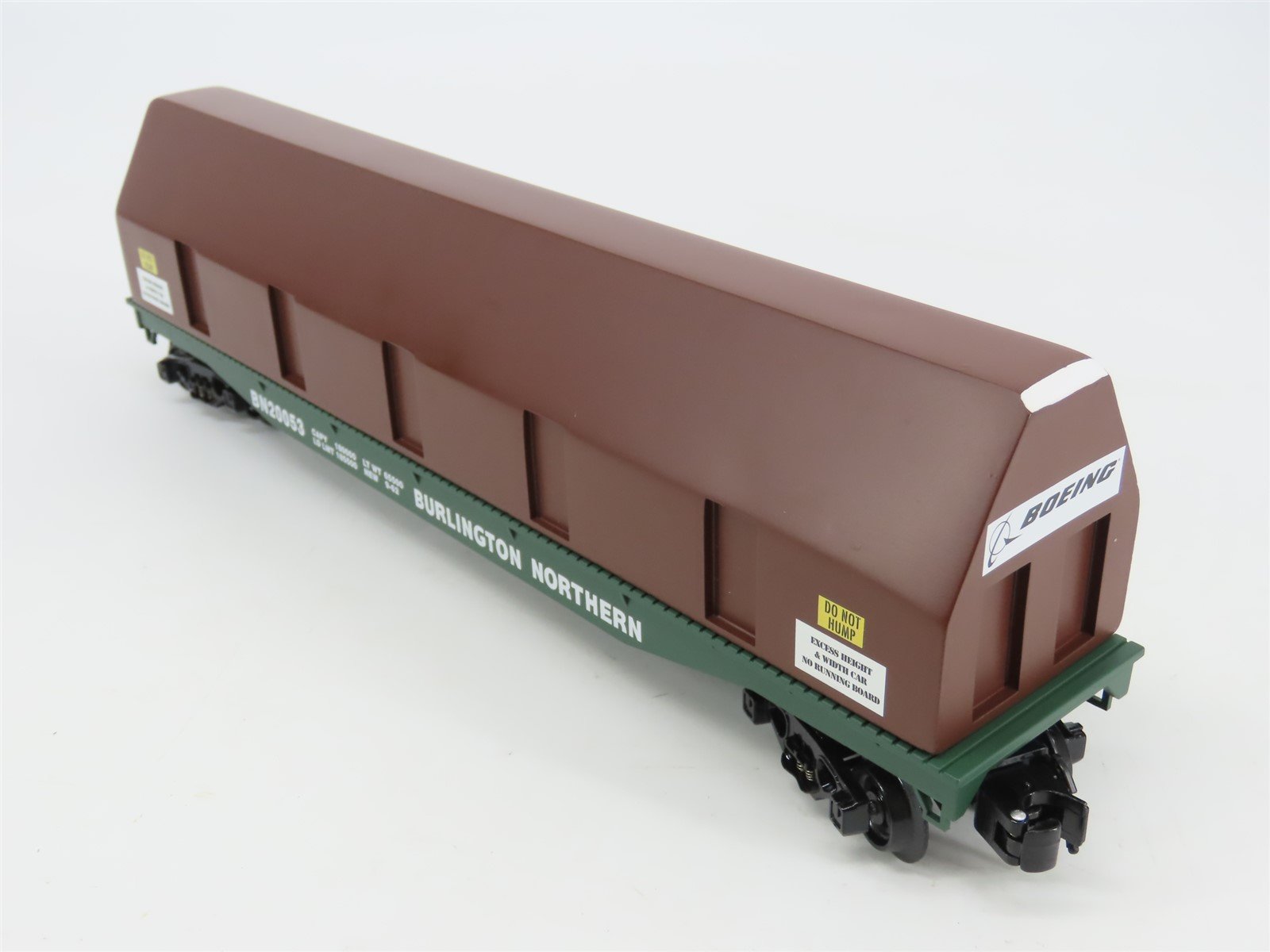 O Gauge 3-Rail K-Line K691-1152 BN Burlington Northern Boeing Airplane Parts Car