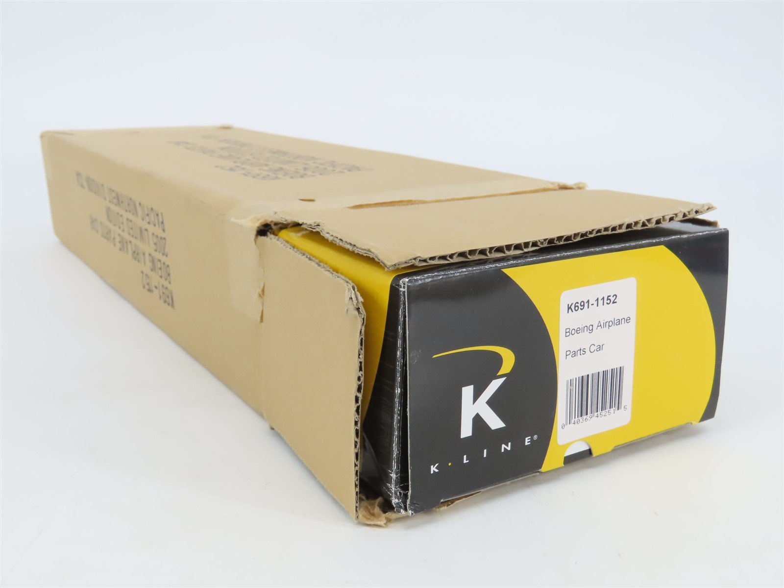 O Gauge 3-Rail K-Line K691-1152 BN Burlington Northern Boeing Airplane Parts Car