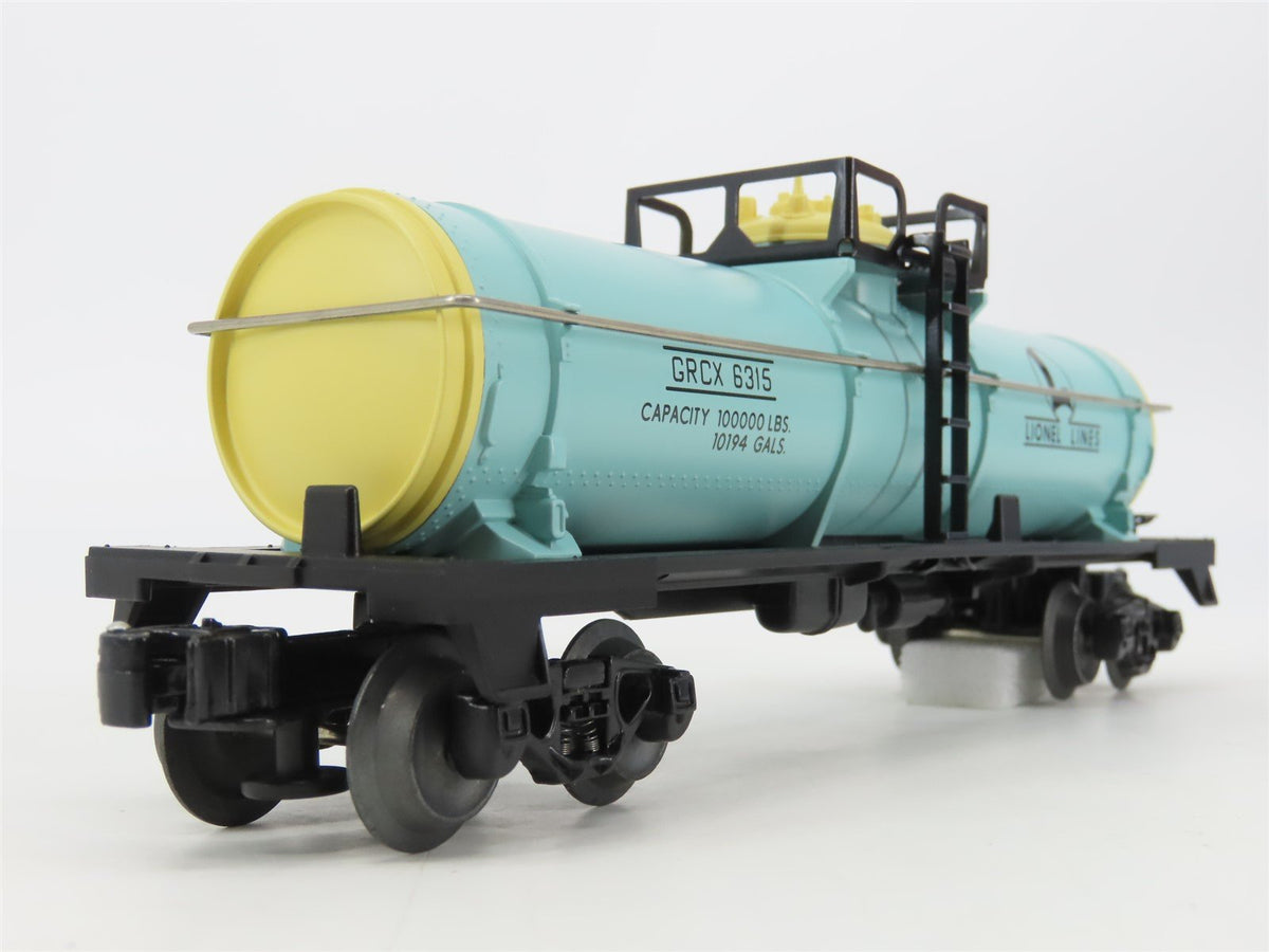 O Gauge 3-Rail Lionel 6-26164 The Girl&#39;s Train GRCX Single Dome Tank Car #6315