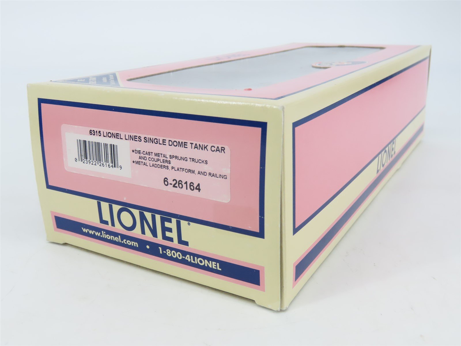 O Gauge 3-Rail Lionel 6-26164 The Girl's Train GRCX Single Dome Tank Car #6315