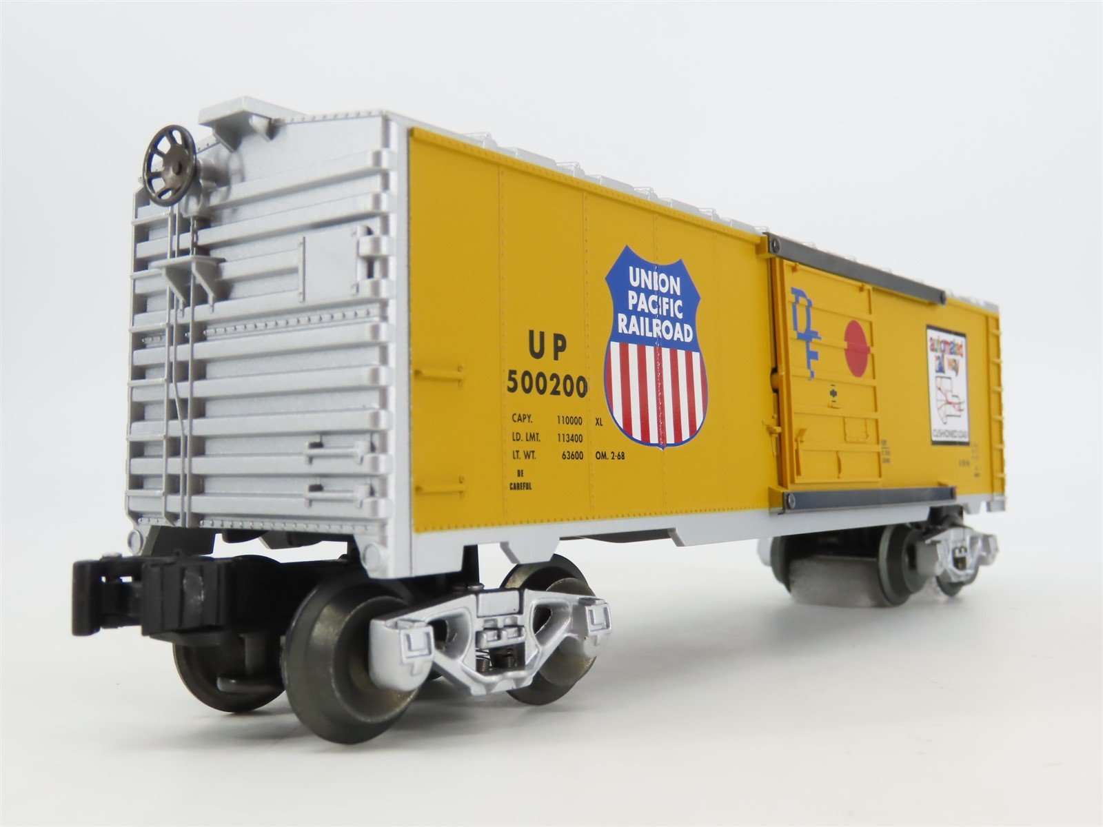 O Gauge 3-Rail Lionel 6-39209 UP Automated Rail Way 6565 Box Car #500200