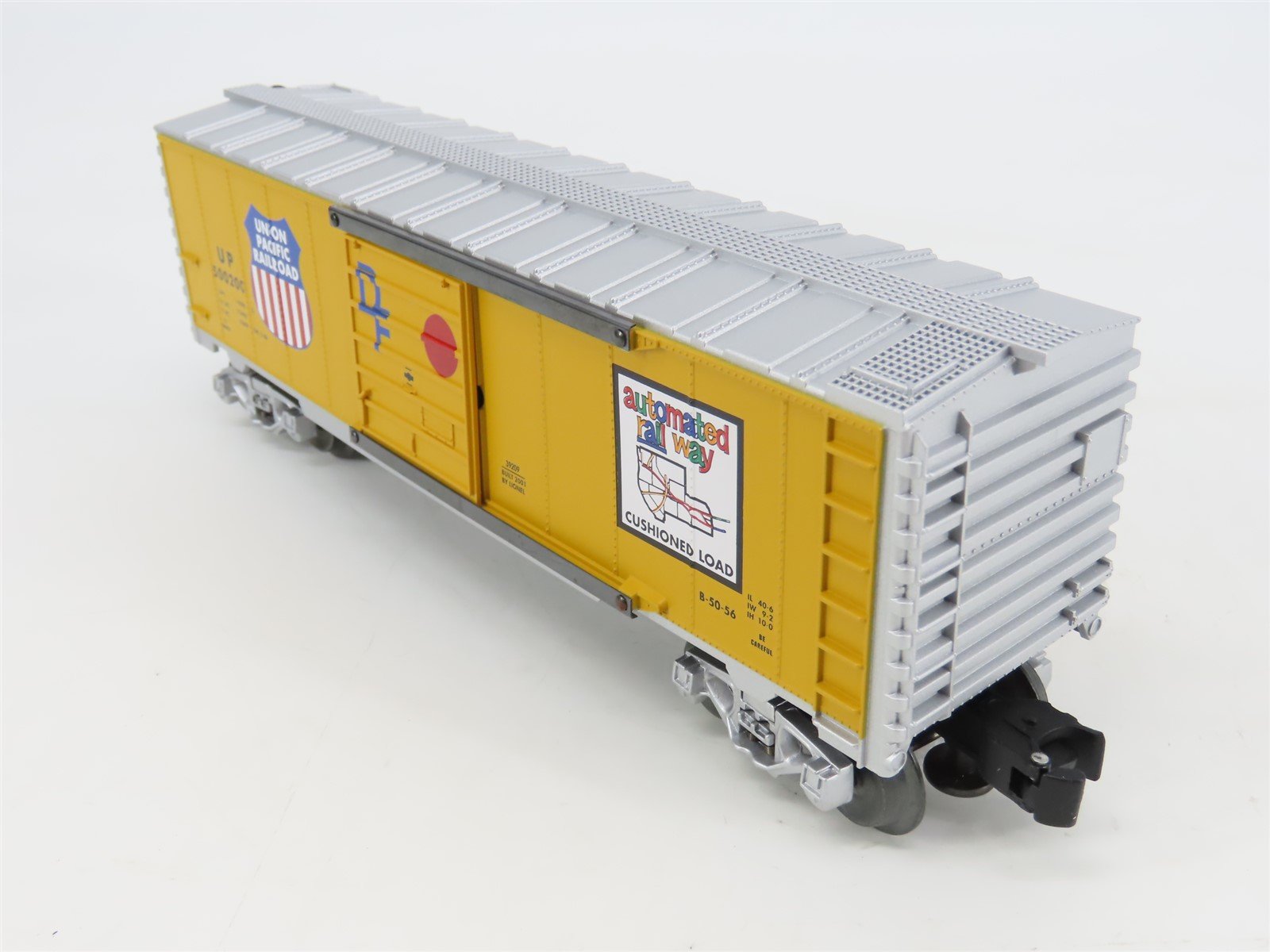 O Gauge 3-Rail Lionel 6-39209 UP Automated Rail Way 6565 Box Car #500200