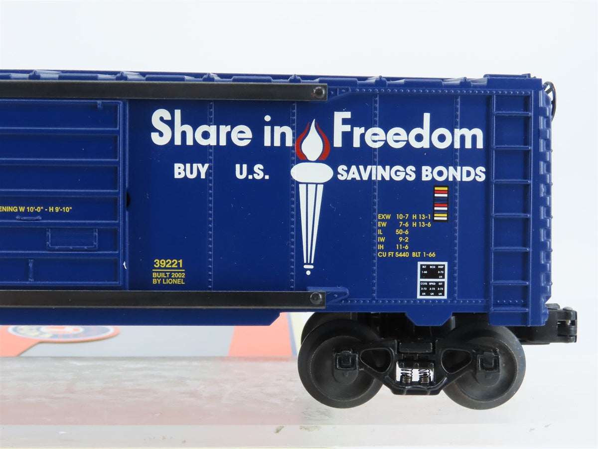 O Gauge 3-Rail Lionel 6-39221 L&amp;N &quot;Share in Freedom&quot; 6565 Box Car #109829