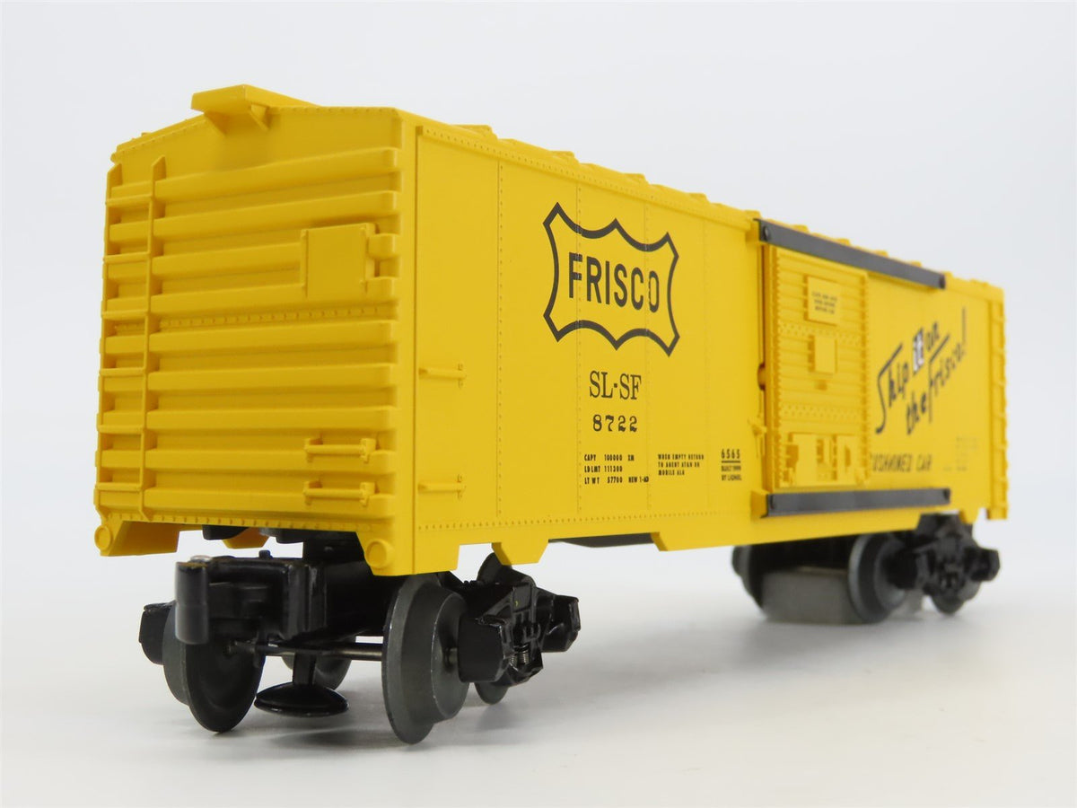 O Gauge 3-Rail Lionel 6-29266 SL-SF &quot;Ship It On The Frisco&quot; 6565 Box Car #8722