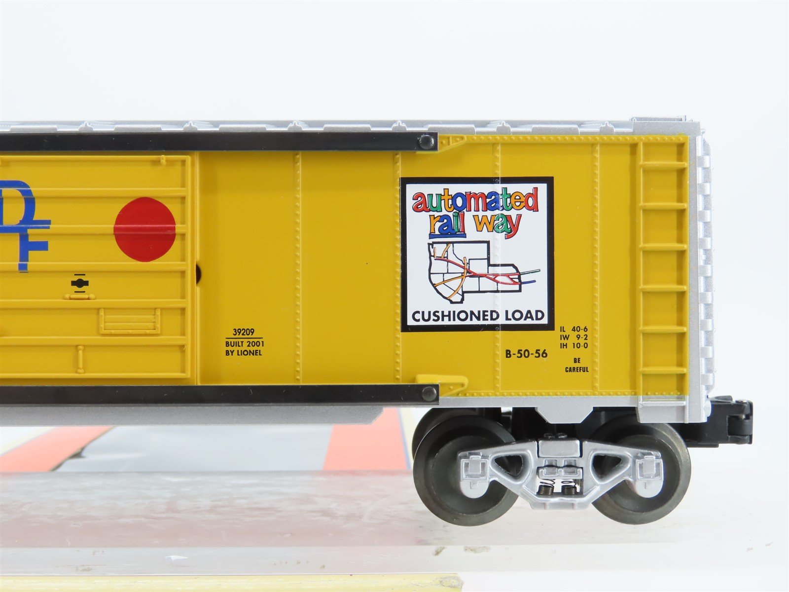 O Gauge 3-Rail Lionel 6-39209 UP Automated Rail Way 6565 Box Car #500200