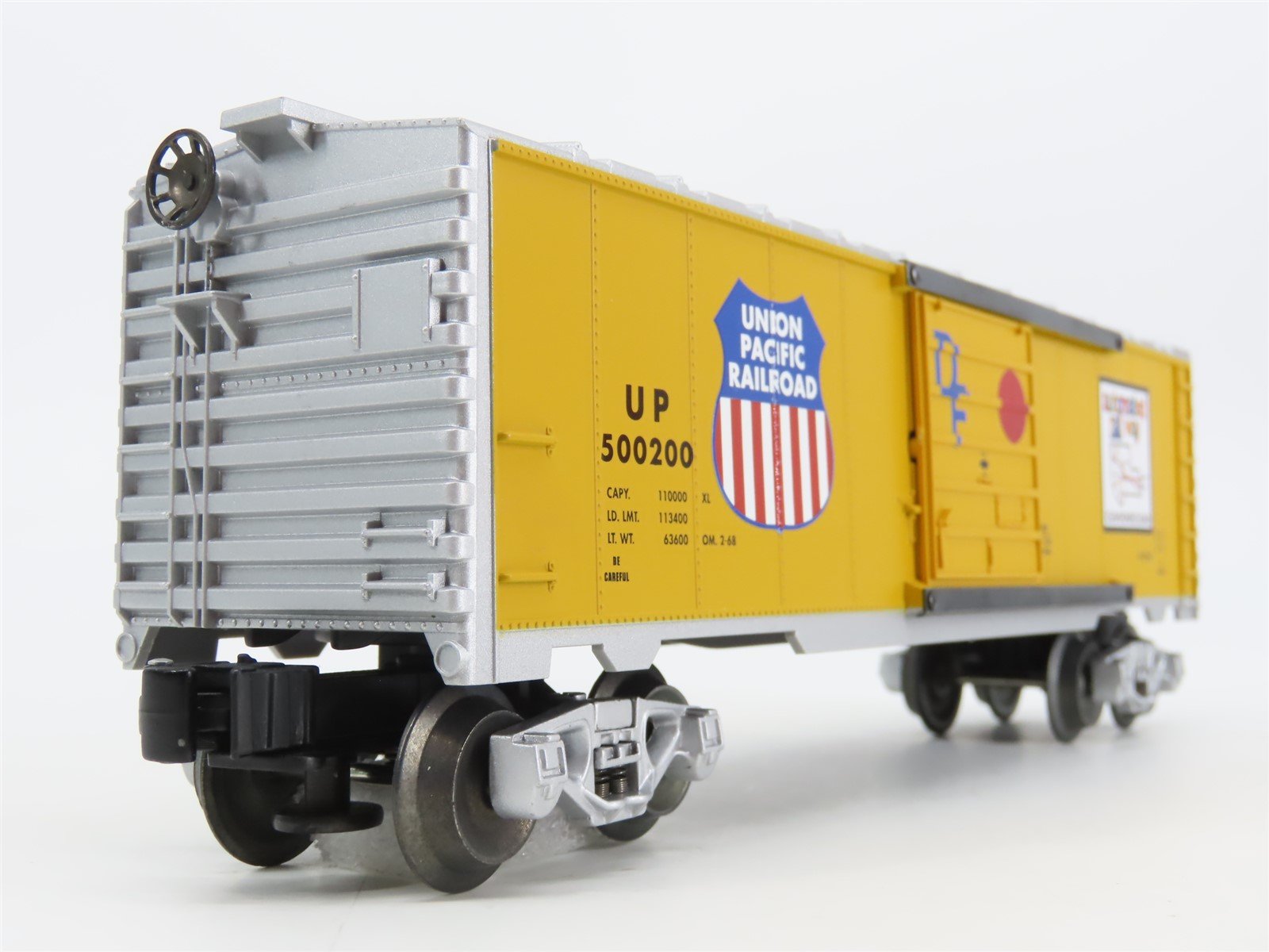 O Gauge 3-Rail Lionel 6-39209 UP Automated Rail Way 6565 Box Car #500200