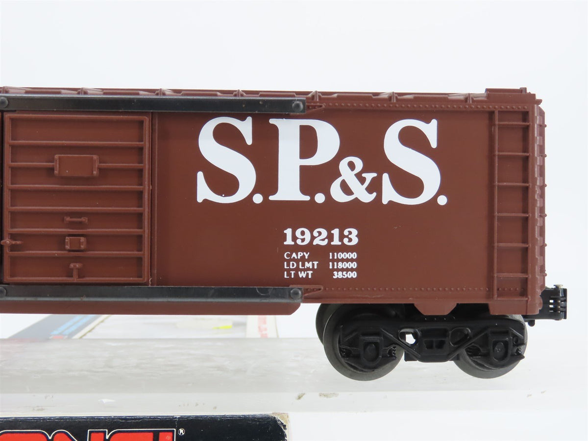 O Gauge 3-Rail Lionel 6-19213 SP&amp;S Spokane Portland &amp; Seattle Box Car #19213