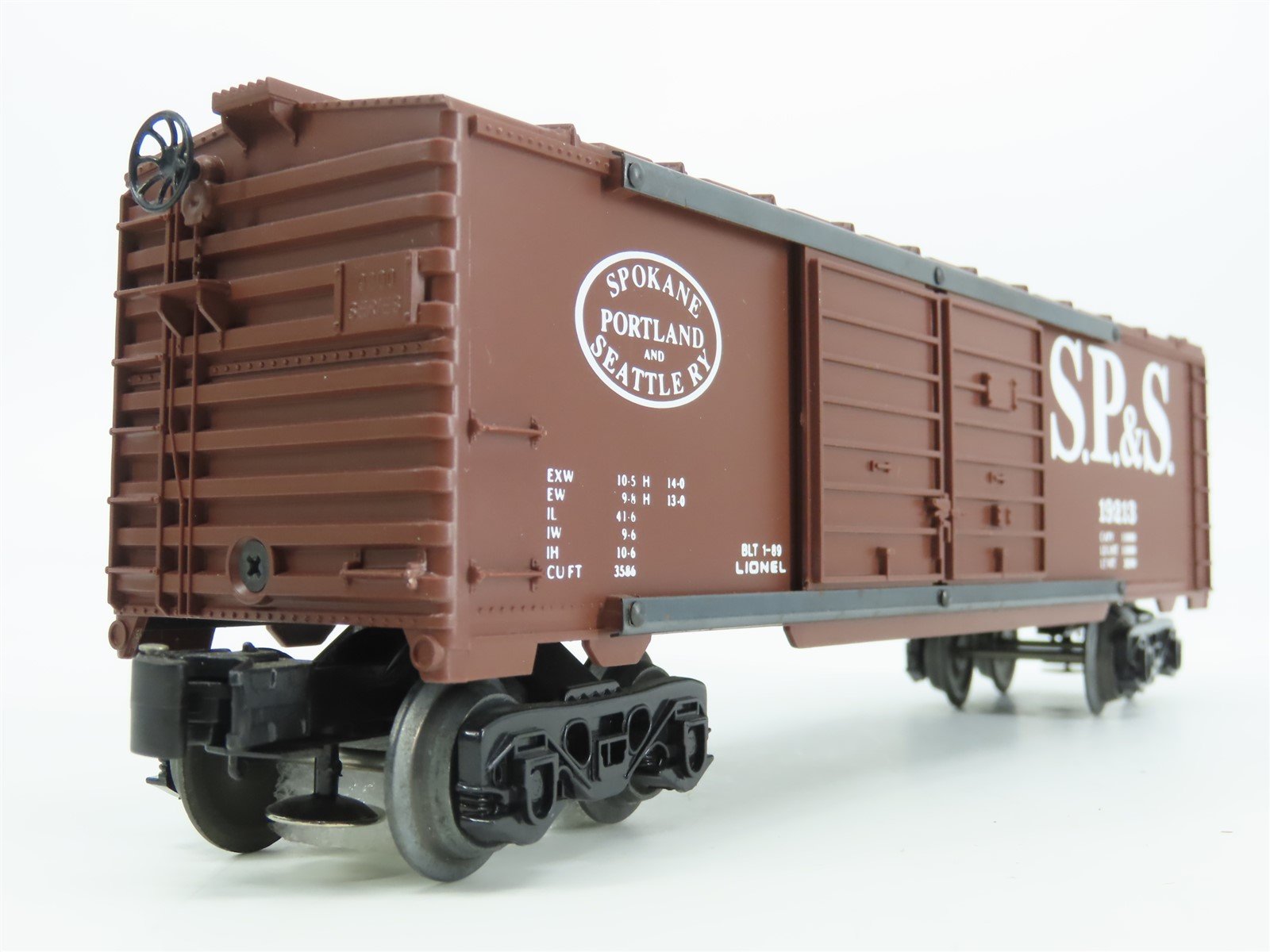 O Gauge 3-Rail Lionel 6-19213 SP&S Spokane Portland & Seattle Box Car #19213