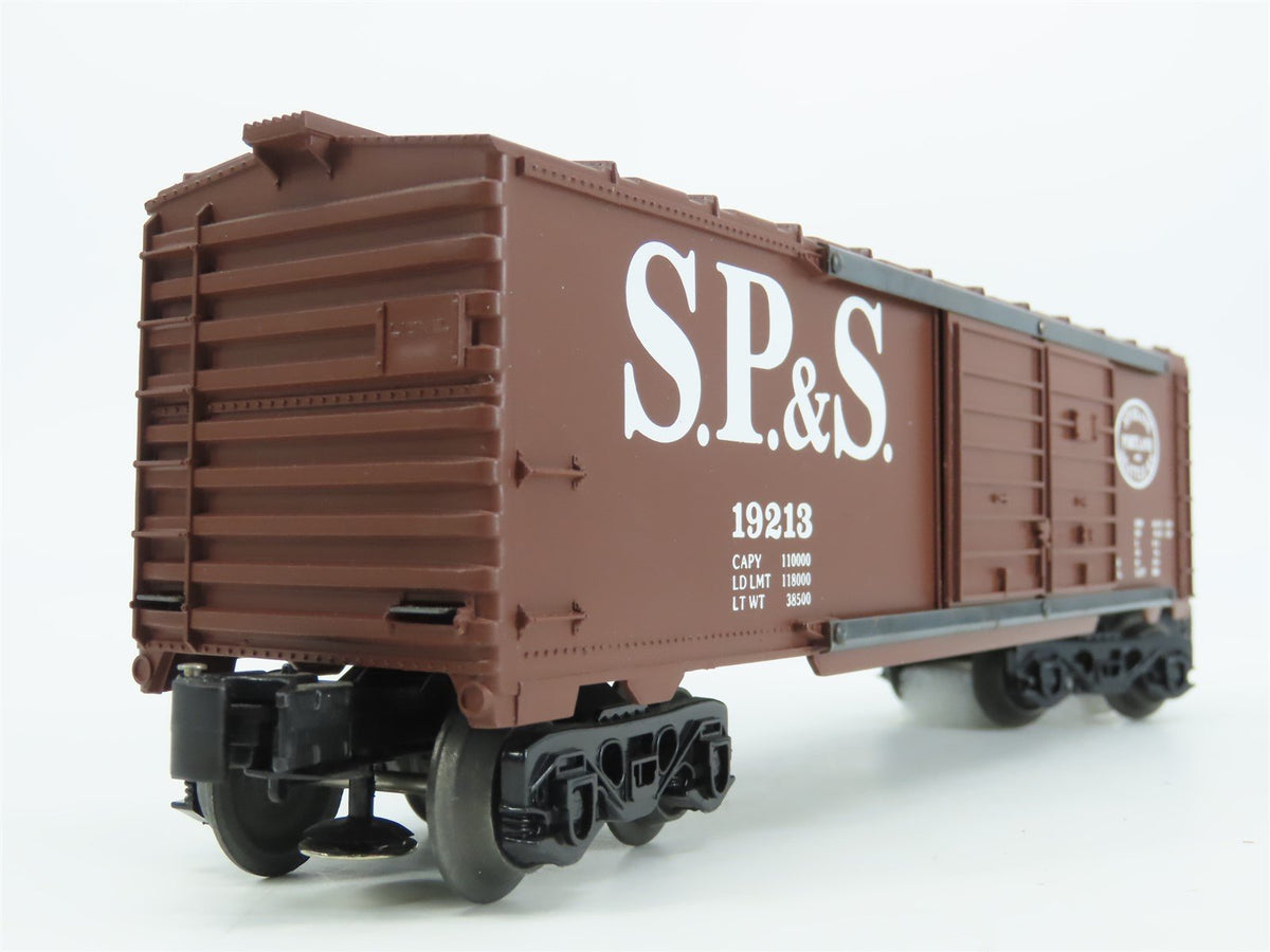 O Gauge 3-Rail Lionel 6-19213 SP&amp;S Spokane Portland &amp; Seattle Box Car #19213